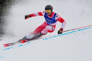 Loïc Meillard et les athlètes n'ont pas eu des conditions faciles samedi.