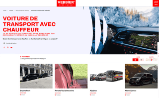 Sur le site de Verbier Tourisme : une page dédiée aux transports indique une localisation à Verbier pour plusieurs sociétés basées à Genève