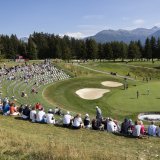 Le trou numéro 13 du golf de Crans-Montana