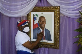 Dernier hommage au président Jovenel Moïse assassiné le 7 juillet.