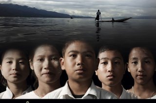 L'affiche du film de Raphaël Blanc "Le rêve des enfants du lac Inle"