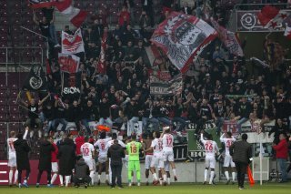 Les fans du FC Sion lors du match à Genève contre Servette