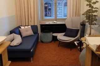 La salle d'allaitement du Palais fédéral