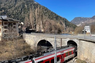 Val de Bagnes: pont sur la Dranse