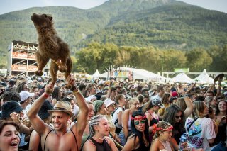 Seules 25'000 personnes par jour étaient admises à l'Open Air de Gampel (VS).