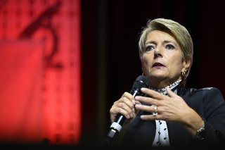 La conseillère fédérale s'est exprimée mardi lors du "Forum des 100" organisé par Le Temps.