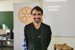 Alan Roura était invité par le Rotary Club de Sion