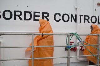 Ces deux enfants-là ont eu plus de chance; ils ont pu être récupérés par un navire (Photo d'illustration).