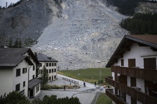 Les habitants de Brienz (GR) peuvent retourner chez eux. Une nouvelle évacuation n'est pas exclue si le danger d'éboulement devait à nouveau s'aggraver (archives).