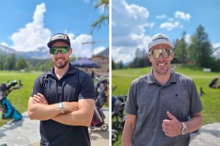 Luca Aerni (à gauche) et Daniel Yule (à droite)