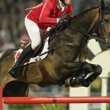 Martin Fuchs et Commissar Pezi, un duo qui marche (archive). KEYSTONE/DPA/UWE ANSPACH