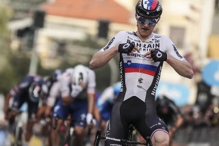 Matej Mohoric le plus fort à Poligny