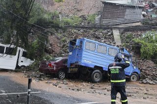 Le typhon Doksuri a provoqué des inondations et de glissements de terrain dans le nord des Philippines, notamment à Baguio City.