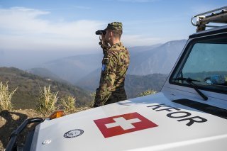 Depuis octobre 1999, l'armée suisse participe avec la Swisscoy (Swiss Company) à la mission internationale de maintien de la paix KFOR au Kosovo (archives).