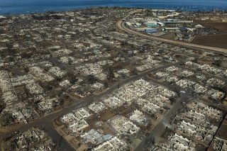 Le feu a quasiment rasé la ville touristique de Lahaina, où résidaient 12'000 habitants.