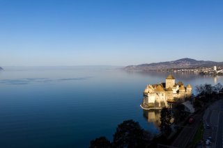 La commune de Veytaux est surtout connue pour le château de Chillon (archives). Keystone/LAURENT DARBELLAY