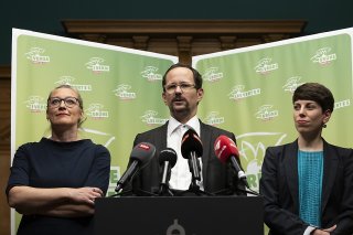 Balthasar Glättli est président des Vert-e-s depuis 2020 (archives). KEYSTONE/PETER KLAUNZER