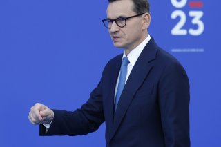 Le premier ministre polonais Mateusz Morawiecki redoute une vague migratoire à cause de la guerre entre le Hamas et Israël. KEYSTONE/AP/Fermin Rodriguez