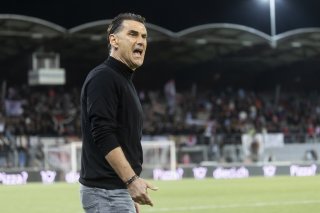 Didier Tholot était remonté contre l'arbitrage de M.Odiet après la défaite du FC Sion contre Thoune à Tourbillon
