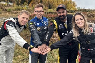 De gauche à droite, Hervé Faucher, Yoan Loeffler, Nico Lathion et Marine Maye