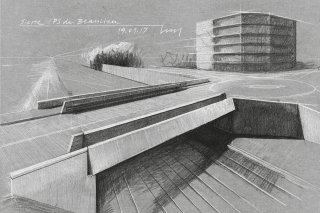 Croquis du Pont de Beaulieu