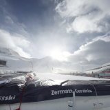 L'aire d'arrivée est restée désespérément vide durant deux semaines, en raison des multiples annulations