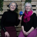 Martine Schmid et Céline Sommer et leur podcast mensuel "Du Ciel à la Terre".