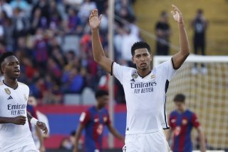 Jude Bellingham peut savourer: il a été le grand homme du Clasico. KEYSTONE/AP/Joan Monfort