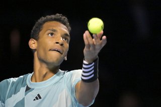 Félix Auger-Aliassime: un autre joueur à Bâle... KEYSTONE/GEORGIOS KEFALAS