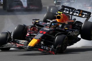 Sergio Pérez éliminé dès le premier virage KEYSTONE/EPA/Isaac Esquivel