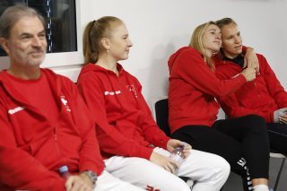 Heinz Günthardt a décidé de retenir cinq joueuses pour le tournoi final de BJK Cup KEYSTONE/PETER KLAUNZER