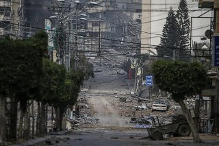L'Organisation internationale du travail (OIT) anticipe un désastre économique dans la bande de Gaza. KEYSTONE/EPA/MOHAMMED SABER