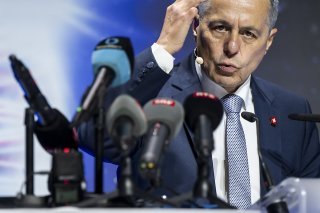 La Commission palestinienne des droits de l'homme appelle le conseiller fédéral Ignazio Cassis à revoir la décision de suspendre l'aide aux ONG israéliennes et palestiniennes (archives). KEYSTONE/MARTIAL TREZZINI