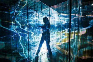 La nouvelle exposition du MCBA propose de retrouver les origines de l'art immersif. KEYSTONE/Valentin Flauraud