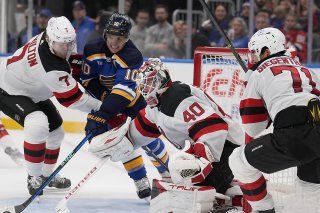 Akira Schmid n'a pas démérité dans la défaite KEYSTONE/AP/Jeff Roberson