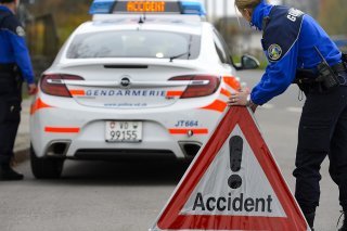 L'accident a eu lieu sur l'A1 en direction de Genève, à hauteur de la jonction de Coppet (image d'illustration) KEYSTONE/LAURENT GILLIERON