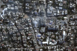 Les affrontements se concentrent autour d'al-Chifa depuis des jours. KEYSTONE/AP