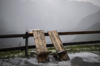 La tempête Frederico a provoqué de fortes rafales en montagne. (image symbolique) KEYSTONE/GIAN EHRENZELLER