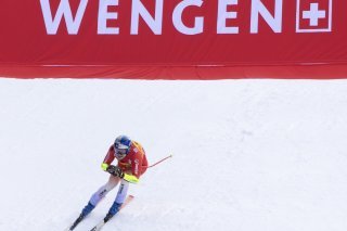Marco Odermatt et les autres coureurs auront une descente de plus à Wengen cet hiver KEYSTONE/PETER KLAUNZER