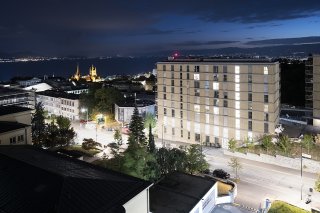 Le nouveau Plan Lumière de la ville de Lausanne modulera l'éclairage de la ville de façon à mieux préserver la biodiversité et la santé des habitants (archives). KEYSTONE/GAETAN BALLY