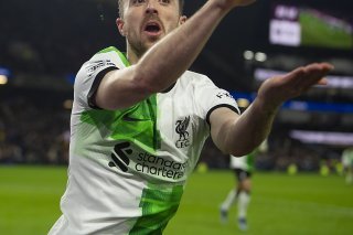 Diogo Jota a inscrit le deuxième but de Liverpool KEYSTONE/EPA/PETER POWELL