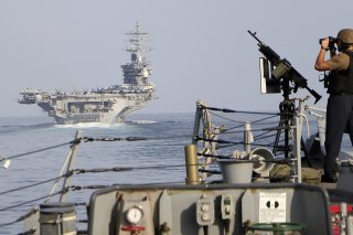 L'USS Gravely a été déployé en mer Rouge avec le porte-avions américain Dwight D. Eisenhower (archives). KEYSTONE/AP US Navy/INFORMATION TECHNICIAN SECOND CLASS RUSKIN NAVA