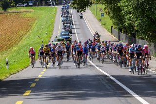 Le Tour de Romandie messieurs et dames fera escale à La Grande Béroche. KEYSTONE/JEAN-CHRISTOPHE BOTT