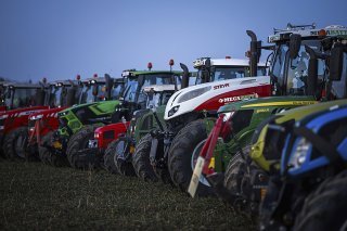 Après les mobilisations en France, en Allemagne et dans d'autres pays d'Europe, la révolte des paysans a également gagné la Suisse fin janvier dernier. Keystone/VALENTIN FLAURAUD