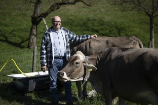 Le président de l'Union des paysans Markus Ritter s'est dit surpris par l'ampleur des manifestations des paysans (archives). KEYSTONE/GIAN EHRENZELLER