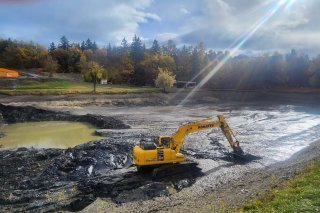 Par temps calme, les travaux ont pu avancer à Grimisuat mais les intempéries ont mis à mal leur avancée