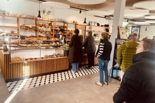 La queue à la caisse