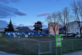 La crèche est hébergée dans des containers depuis 2016.