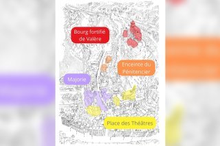 Plan du futur Pôle muséal et culturel des Collines de Sion.