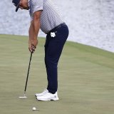 Bryson DeChambeau a été le meilleur jeudi à Augusta KEYSTONE/EPA/ERIK S. LESSER